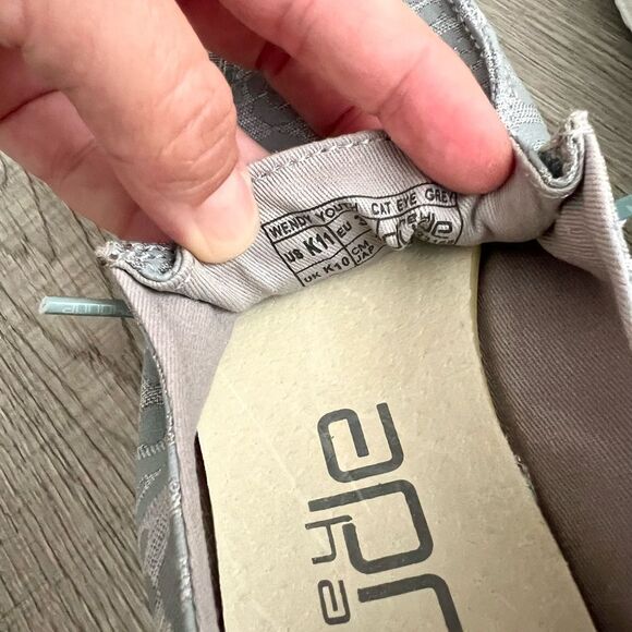 Hey Dude Shoes-Wendy Youth-Cat Eye Grey-size K11 Girls-NEW! - Picture 7 of 11